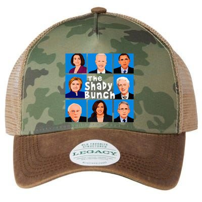 The Shady Bunch Anti Biden Obama Clinton Funny Vote Trump  Legacy Tie Dye Trucker Hat
