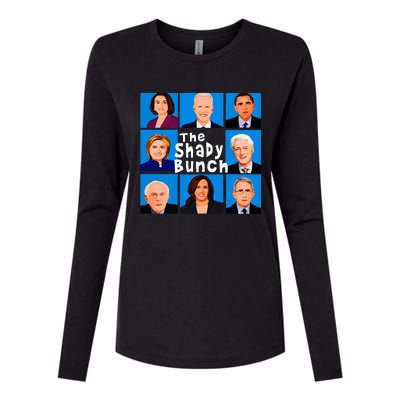 The Shady Bunch Anti Biden Obama Clinton Funny Vote Trump  Womens Cotton Relaxed Long Sleeve T-Shirt