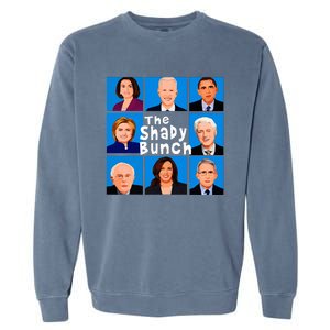 The Shady Bunch Anti Biden Obama Clinton Funny Vote Trump  Garment-Dyed Sweatshirt