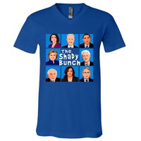 The Shady Bunch Anti Biden Obama Clinton Funny Vote Trump  V-Neck T-Shirt