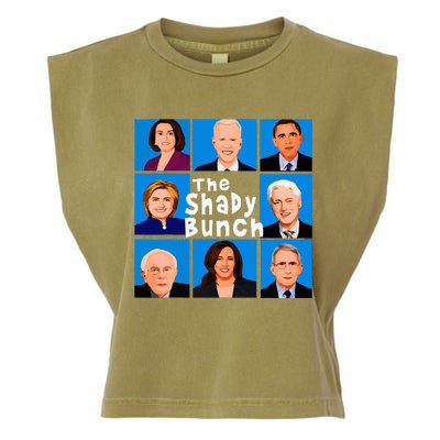 The Shady Bunch Anti Biden Obama Clinton Funny Vote Trump  Garment-Dyed Women's Muscle Tee