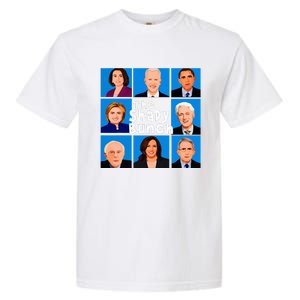 The Shady Bunch Anti Biden Obama Clinton Funny Vote Trump  Garment-Dyed Heavyweight T-Shirt