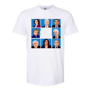 The Shady Bunch Anti Biden Obama Clinton Funny Vote Trump  Softstyle CVC T-Shirt