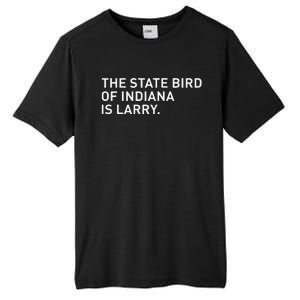 The State Bird Of Indiana Is Larry Tall Fusion ChromaSoft Performance T-Shirt