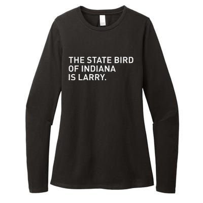 The State Bird Of Indiana Is Larry Womens CVC Long Sleeve Shirt