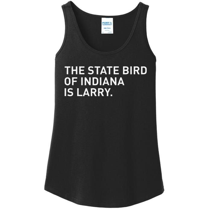 The State Bird Of Indiana Is Larry Ladies Essential Tank