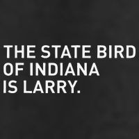 The State Bird Of Indiana Is Larry Golf Towel