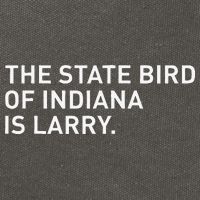 The State Bird Of Indiana Is Larry Cotton Canvas Backpack