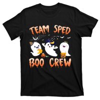 Team SPED Boo Crew Halloween Ghost SPED Special Ed Teacher T-Shirt