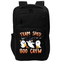 Team SPED Boo Crew Halloween Ghost SPED Special Ed Teacher Impact Tech Backpack