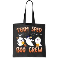 Team SPED Boo Crew Halloween Ghost SPED Special Ed Teacher Tote Bag