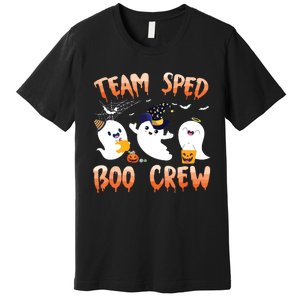 Team SPED Boo Crew Halloween Ghost SPED Special Ed Teacher Premium T-Shirt