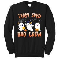 Team SPED Boo Crew Halloween Ghost SPED Special Ed Teacher Tall Sweatshirt