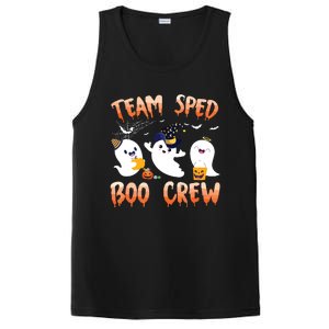 Team SPED Boo Crew Halloween Ghost SPED Special Ed Teacher PosiCharge Competitor Tank