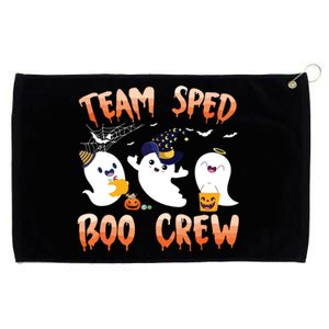 Team SPED Boo Crew Halloween Ghost SPED Special Ed Teacher Grommeted Golf Towel