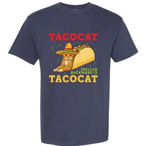 Tacocat Spelled Backwards Tacos And Cats Cinco De Mayo Garment-Dyed Heavyweight T-Shirt