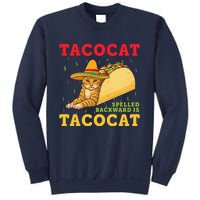 Tacocat Spelled Backwards Tacos And Cats Cinco De Mayo Sweatshirt