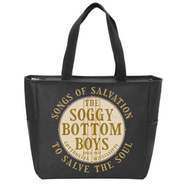 The Soggy Bottom Cottonelia Mississippi 1937 Zip Tote Bag