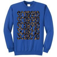 Team Scorpio Birthday October November Leopard Print Meaningful Gift Sweatshirt