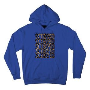 Team Scorpio Birthday October November Leopard Print Meaningful Gift Tall Hoodie