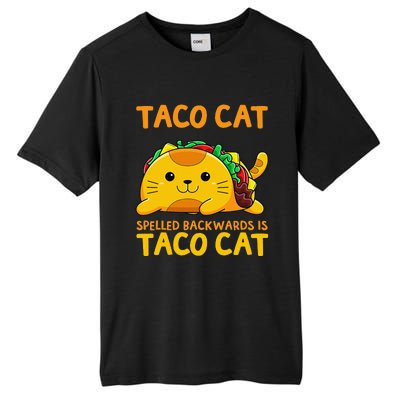 Tacocat Spelled Backwards Taco Cat Cinco De Mayo Tall Fusion ChromaSoft Performance T-Shirt