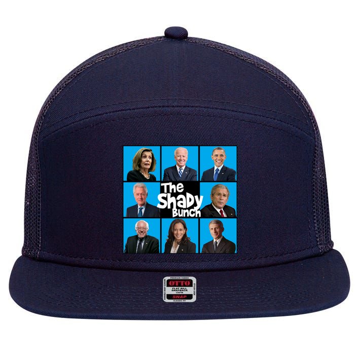 The Shady Bunch 7 Panel Mesh Trucker Snapback Hat