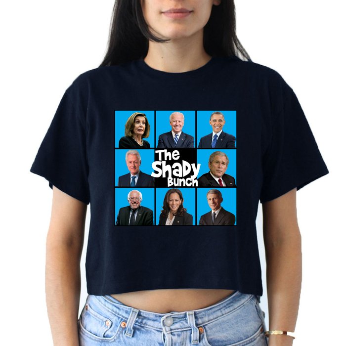 The Shady Bunch Women's Crop Top Tee