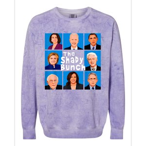 The Shady Bunch Anti Biden Obama Clinton Funny Vote Trump Colorblast Crewneck Sweatshirt