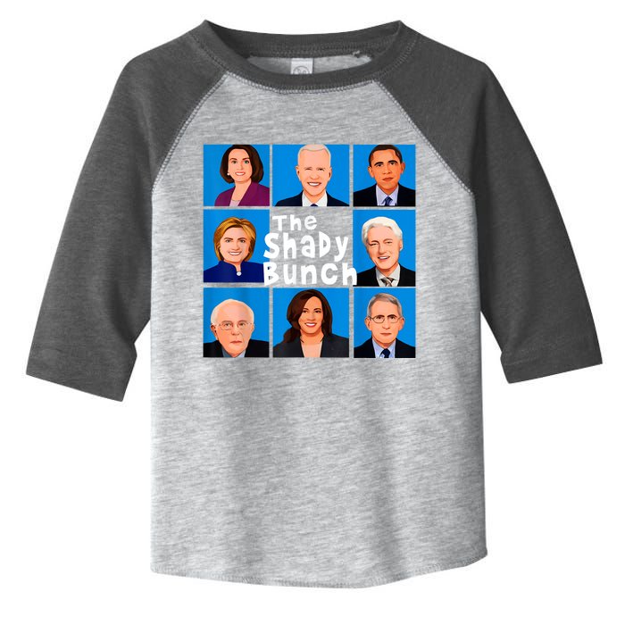 The Shady Bunch Anti Biden Obama Clinton Funny Vote Trump Toddler Fine Jersey T-Shirt