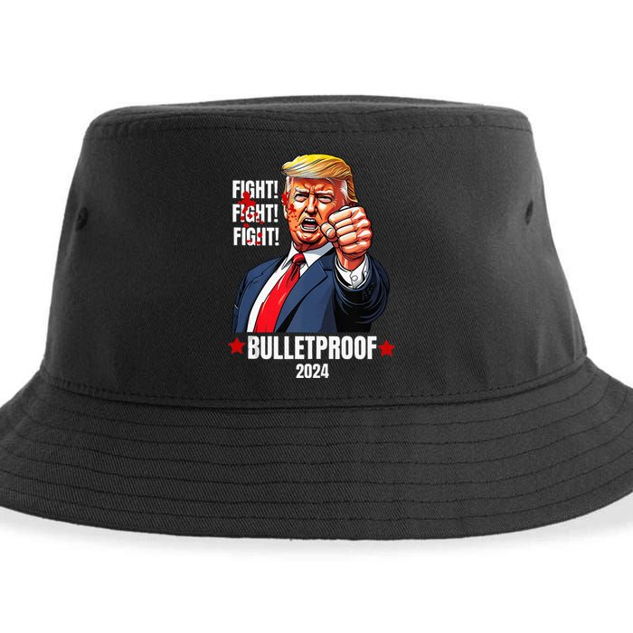 Trump Shot Bulletproof Bloody Ear Bleeding Butler Pa Trump Sustainable Bucket Hat