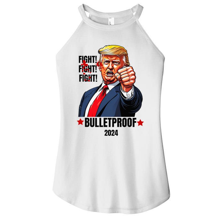 Trump Shot Bulletproof Bloody Ear Bleeding Butler Pa Trump Women's Perfect Tri Rocker Tank