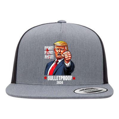 Trump Shot Bulletproof Bloody Ear Bleeding Butler Pa Trump Flat Bill Trucker Hat