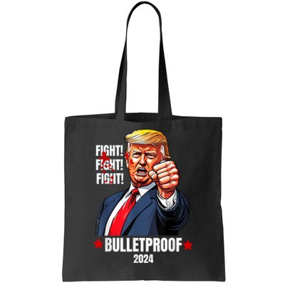 Trump Shot Bulletproof Bloody Ear Bleeding Butler Pa Trump Tote Bag