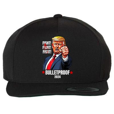 Trump Shot Bulletproof Bloody Ear Bleeding Butler Pa Trump Wool Snapback Cap