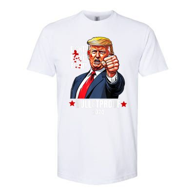 Trump Shot Bulletproof Bloody Ear Bleeding Butler Pa Trump Softstyle CVC T-Shirt