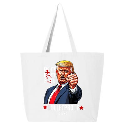 Trump Shot Bulletproof Bloody Ear Bleeding Butler Pa Trump 25L Jumbo Tote