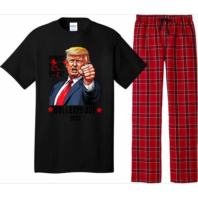 Trump Shot Bulletproof Bloody Ear Bleeding Butler Pa Trump Pajama Set