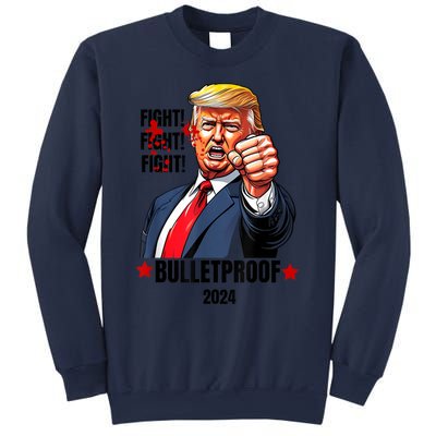 Trump Shot Bulletproof Bloody Ear Bleeding Butler Pa Trump Sweatshirt