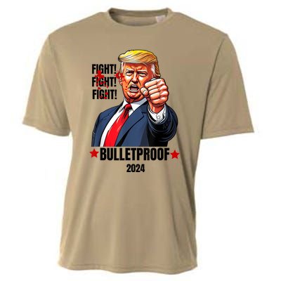 Trump Shot Bulletproof Bloody Ear Bleeding Butler Pa Trump Cooling Performance Crew T-Shirt