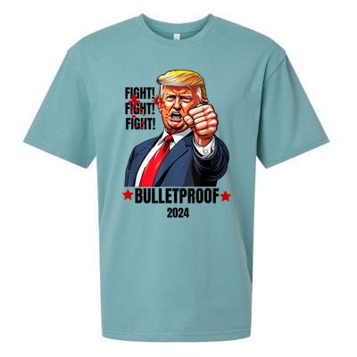 Trump Shot Bulletproof Bloody Ear Bleeding Butler Pa Trump Sueded Cloud Jersey T-Shirt