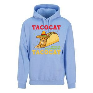 Tacocat Spelled Backwards Tacos And Cats Cinco De Mayo Cat Unisex Surf Hoodie