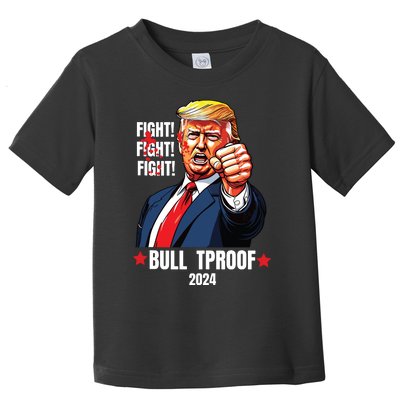 Trump Shot Bulletproof Bloody Ear Bleeding Butler Pa Trump Toddler T-Shirt