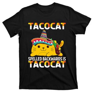 Tacocat Spelled Backward Is Tacocat Taco Cat T-Shirt