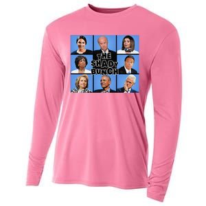 The Shady Bunch Funny Past Presidents Cooling Performance Long Sleeve Crew