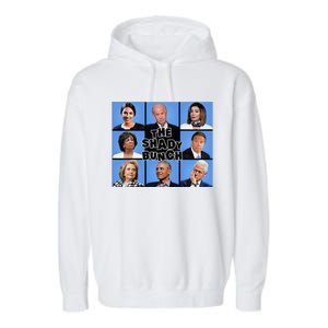 The Shady Bunch Funny Past Presidents Garment-Dyed Fleece Hoodie