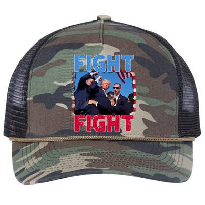 Trump Shot Bulletproof Bloody Ear Bleeding Butler Pa Trump Retro Rope Trucker Hat Cap