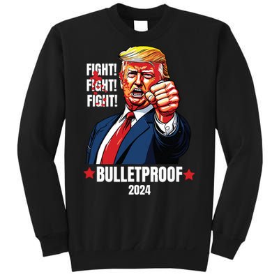 Trump Shot Bulletproof Bloody Ear Bleeding Butler Pa Trump Sweatshirt