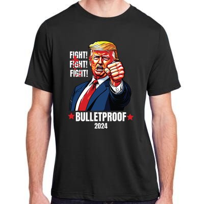 Trump Shot Bulletproof Bloody Ear Bleeding Butler Pa Trump Adult ChromaSoft Performance T-Shirt