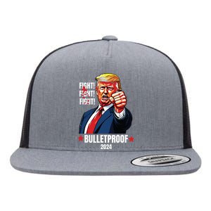 Trump Shot Bulletproof Bloody Ear Bleeding Butler Pa Trump Flat Bill Trucker Hat