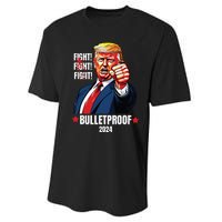 Trump Shot Bulletproof Bloody Ear Bleeding Butler Pa Trump Performance Sprint T-Shirt